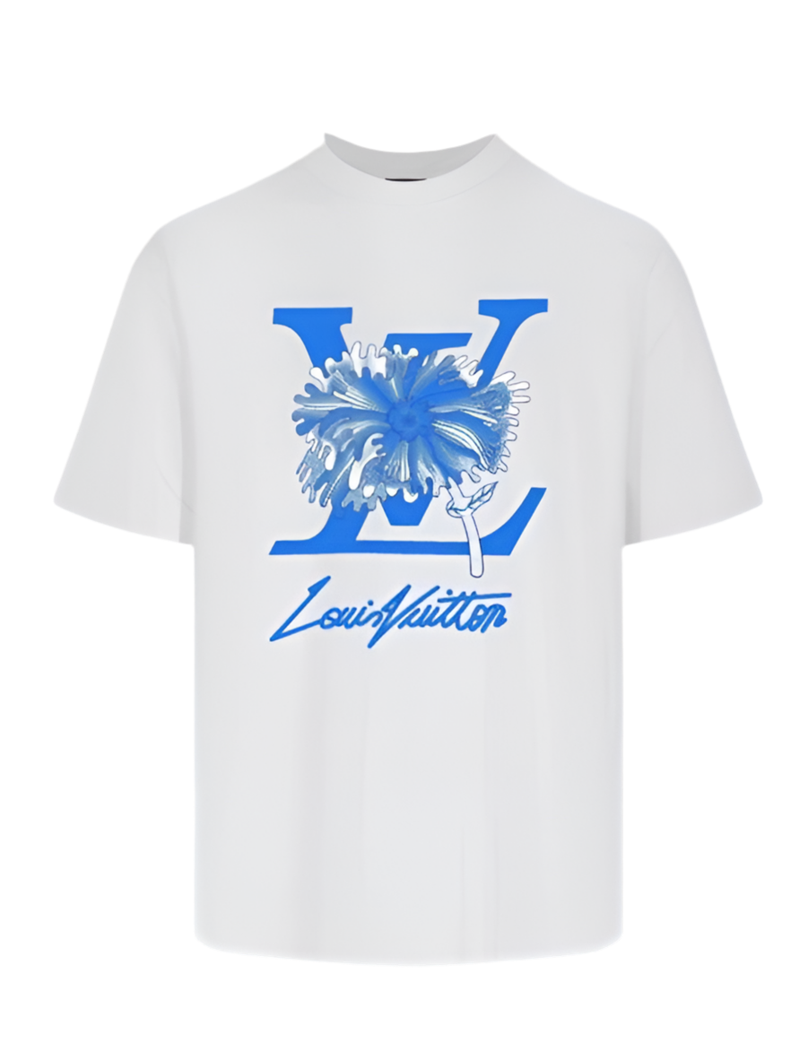 LV Blue Flower T-Shirt