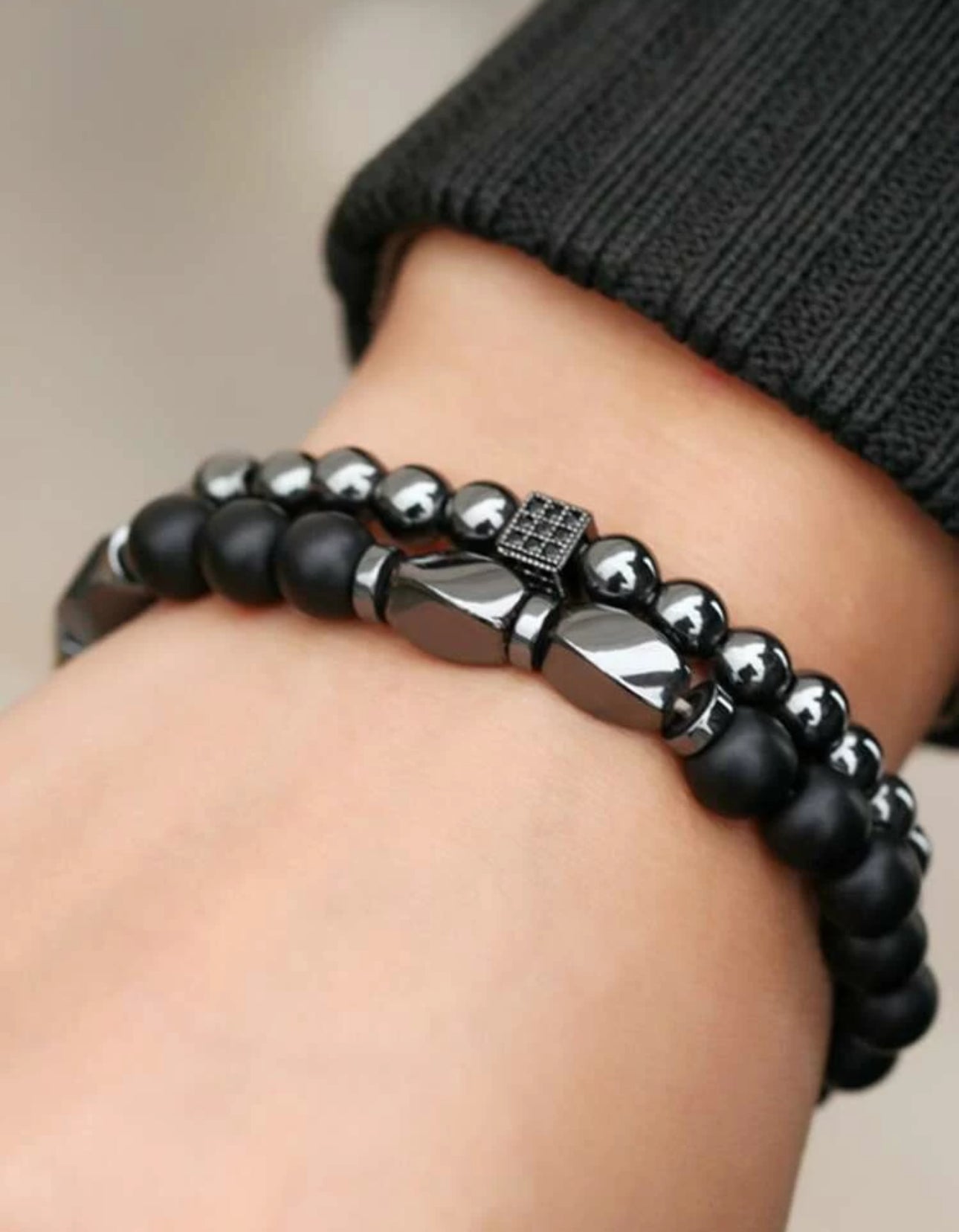 Obsidian Bead