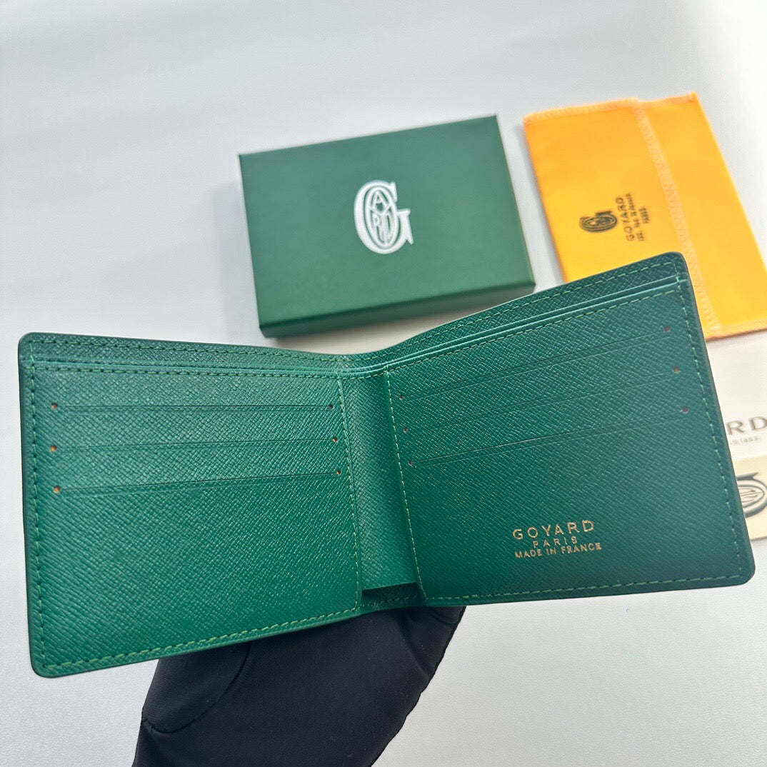 Goyard Victoire Wallet Green