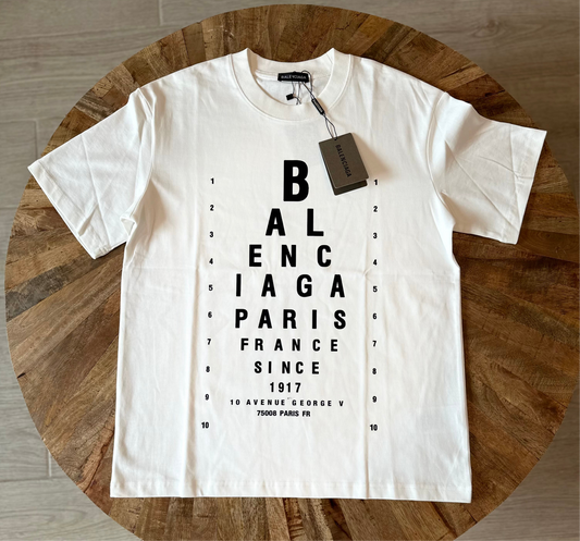 Balenciaga Eye Chart T-Shirt