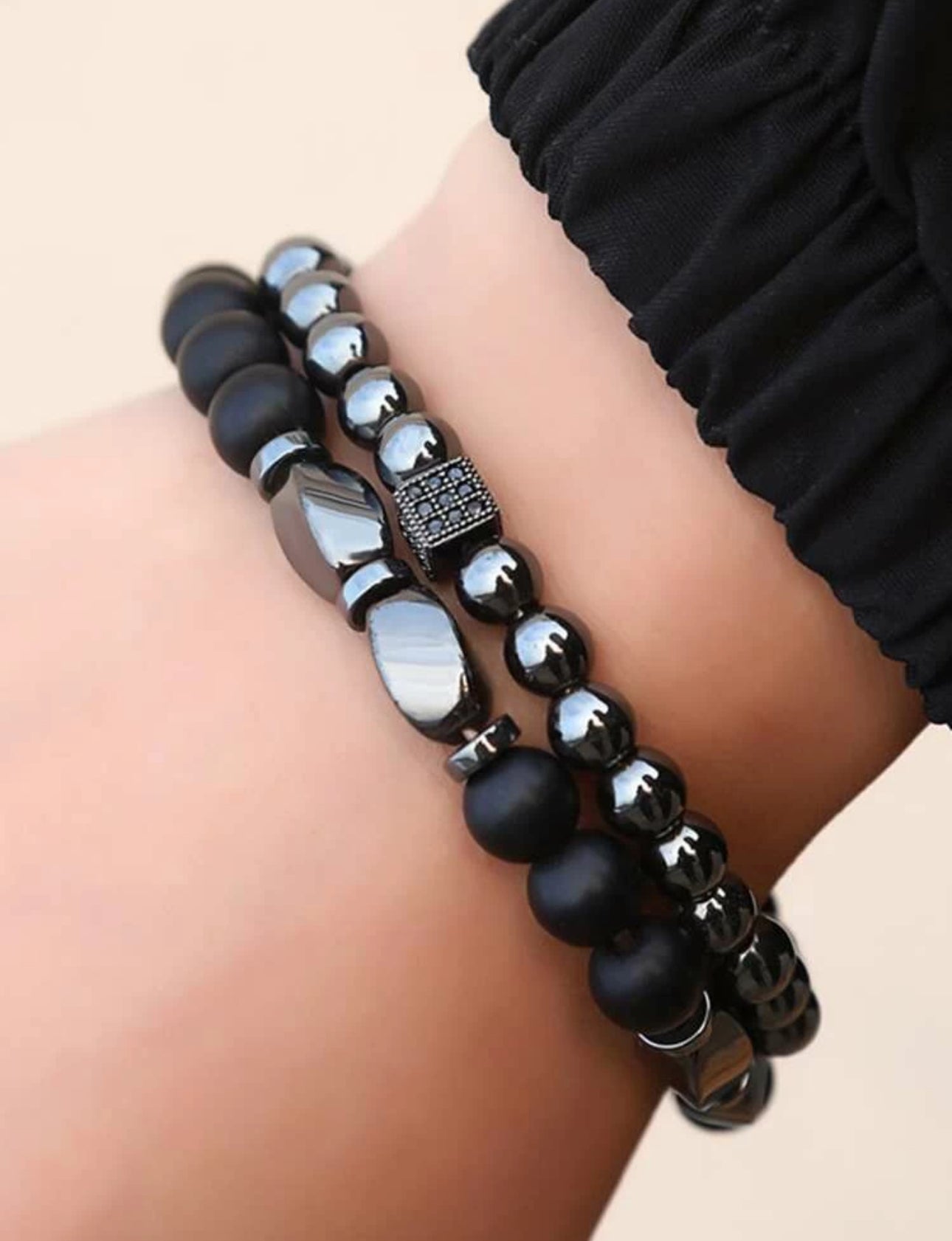 Obsidian Bead