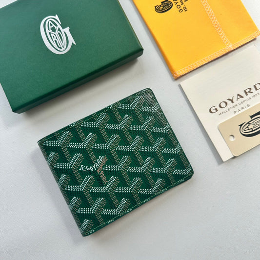 Goyard Victoire Wallet Green