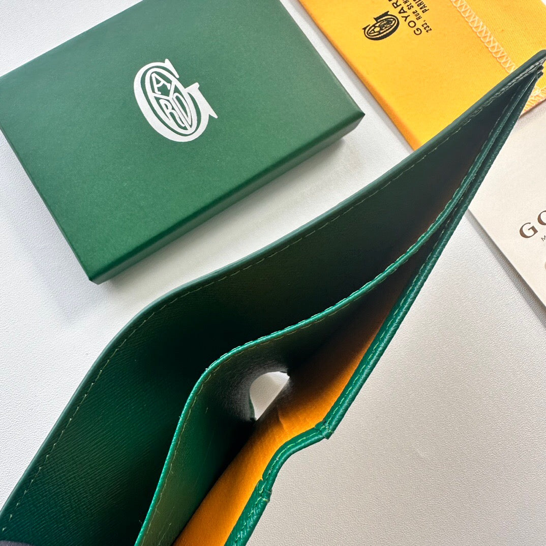 Goyard Victoire Wallet Green